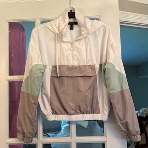 Pullover wind breaker jacket